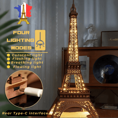 Puzzle en bois 3D Tour Eiffel