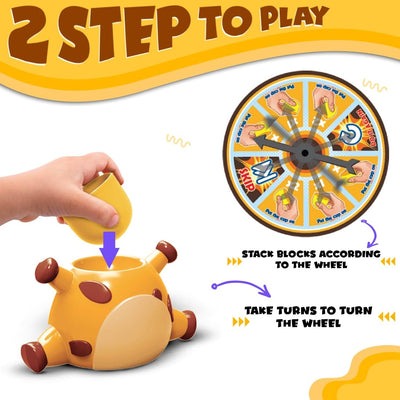 Jeu d'empilage amusant La Girafe qui Chute - 813
