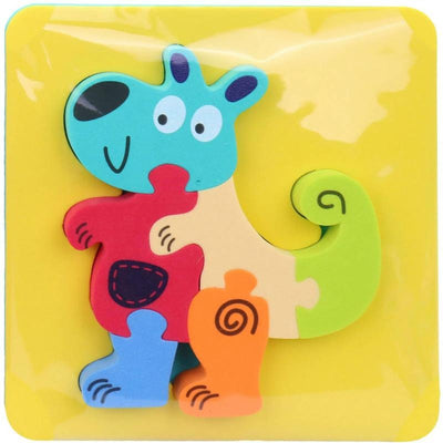 Fidtoy Ensemble de puzzles en mousse souple d'animaux pour le bain pour tout-petits – 4 types de jouets d'apprentissage assortis en forme d'EVA pour le jeu aquatique