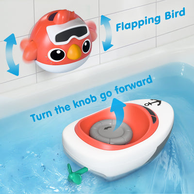 Fidtoy Juego de juguetes de baño de 5 piezas para bebés y niños pequeños