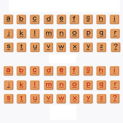 Divertido juego de cartas para deletrear el alfabeto - 73C