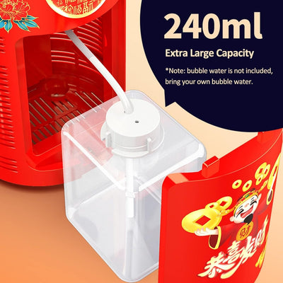 Fidtoy Colorful Lights Electric Automatic Bubble Maker Machine for Kids Outdoor Party Play