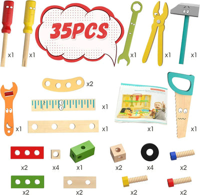 Wooden Toolbox Montessori Toy