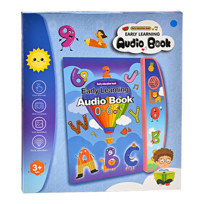 Fidtoy Learning Auditory English Audio Book for Kids Talking Alphabet Number Interactive Learning Toy Ages 2-6