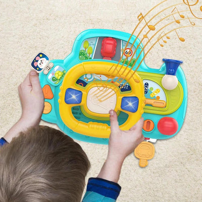 Juego de simulación de puente de navegación con volante interactivo - 541