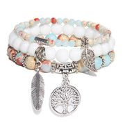 Foviel Tree Of Life Turquoise Balance Bracelet