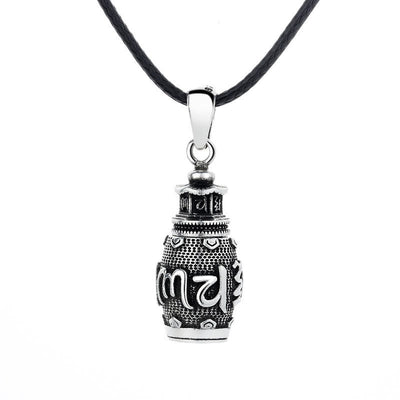Buddha Stones Om Mani Padme Hum Copper Creativity Necklace Pendant Necklaces & Pendants BS 4