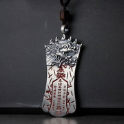 Foviel FengShui Bagua PiXiu Cinnabar Balance Necklace Pendant