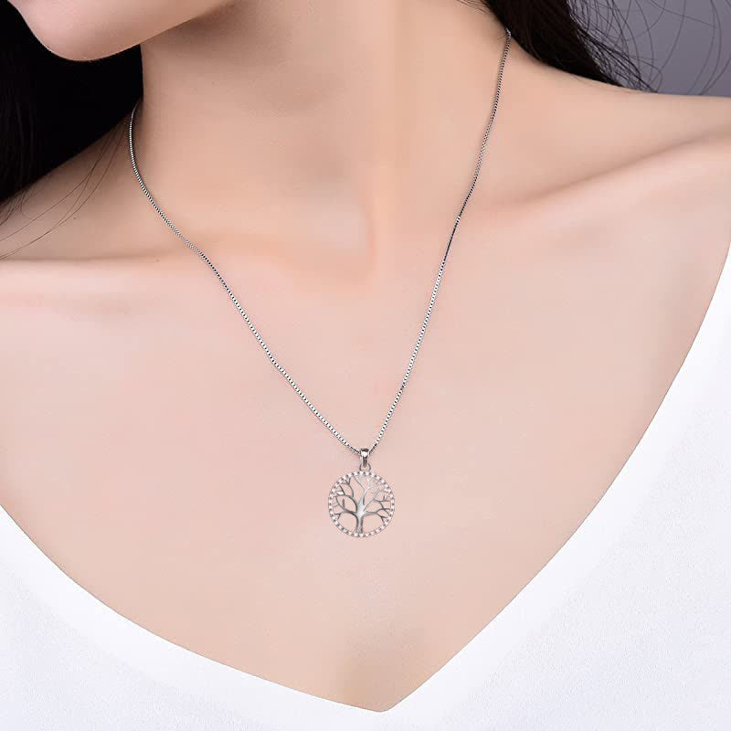 Buddha Stones The Tree of Life 925 Sterling Silver Creation Necklace Pendant Necklaces & Pendants BS 2