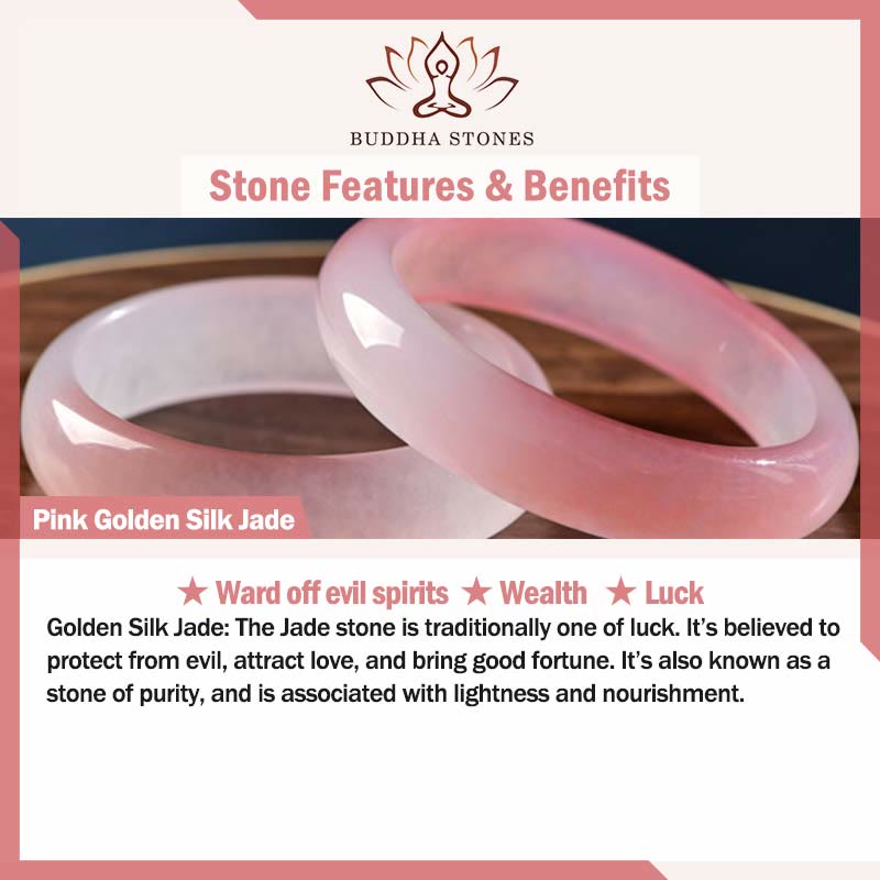 Foviel Attracting Love and Protection Pink Bracelet Bangle Bundle