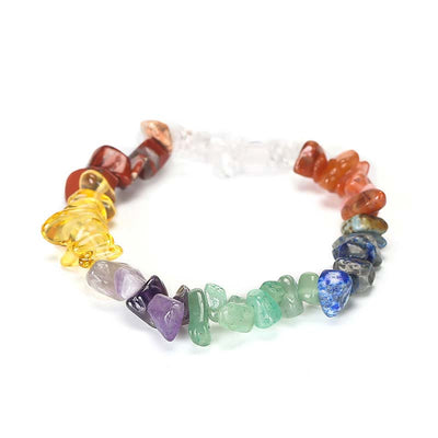 Natural Irregular Shape Crystal Stone Warmth Soothing Bracelet Bracelet BS 58