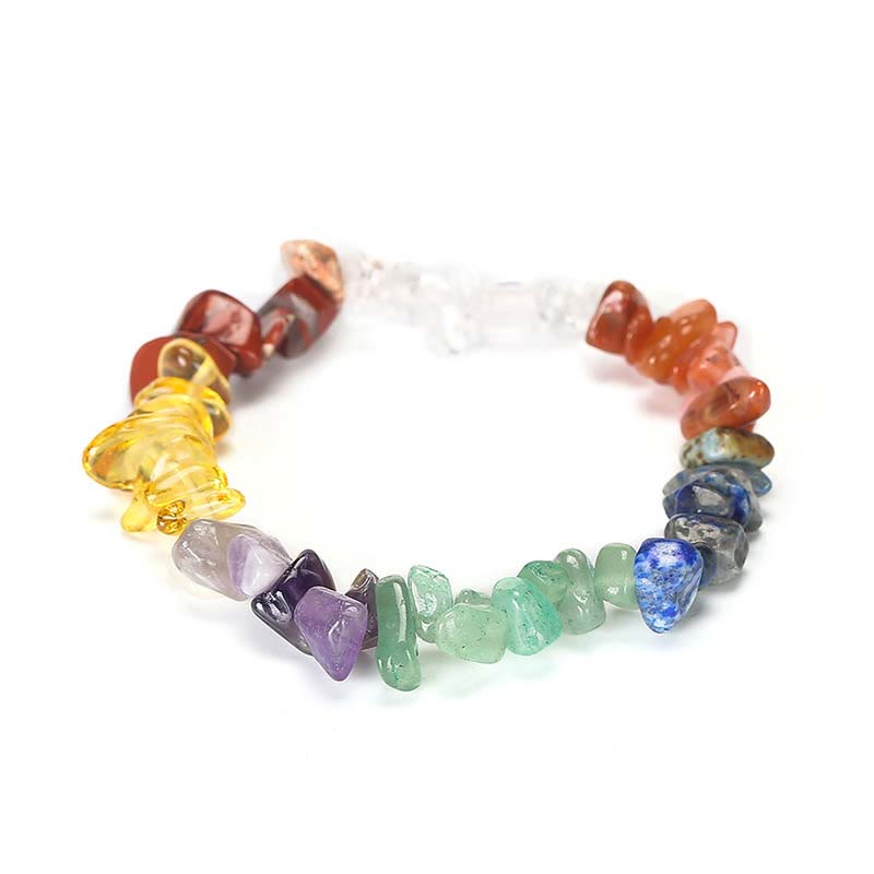 Natural Irregular Shape Crystal Stone Warmth Soothing Bracelet Bracelet BS 58