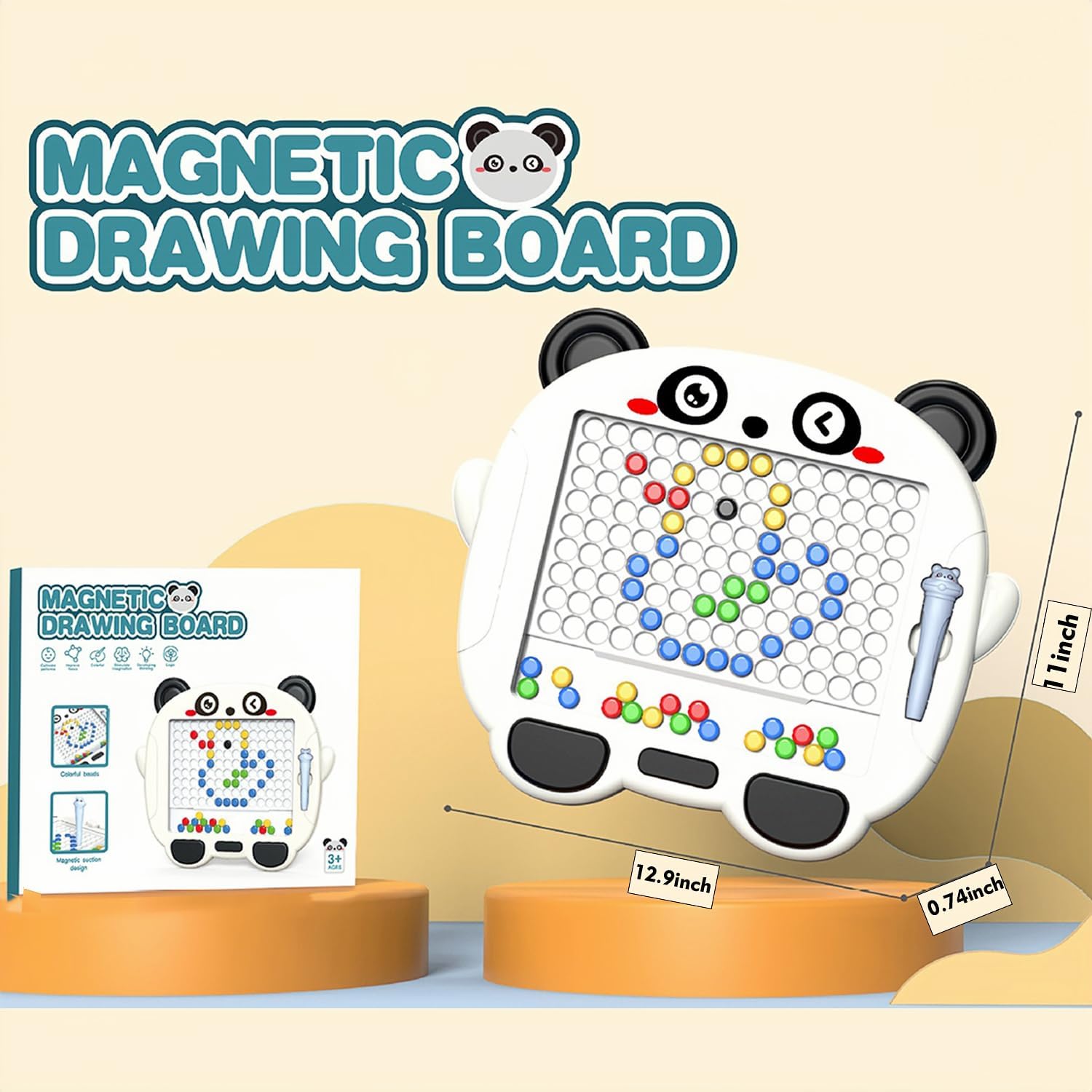 Tablette de dessin magnétique Panda - 816