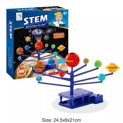 Kit de bricolaje de proyector planetario y planetas giratorios STEM - 553