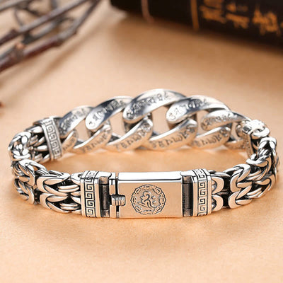 Buddha Stones Om Mani Padme Hum Engraved Peace Purity Bracelet Bracelet BS 6