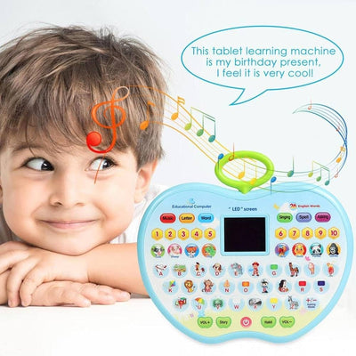 Fidtoy Ordinateur Éducatif Apple avec Écran LED pour Enfants