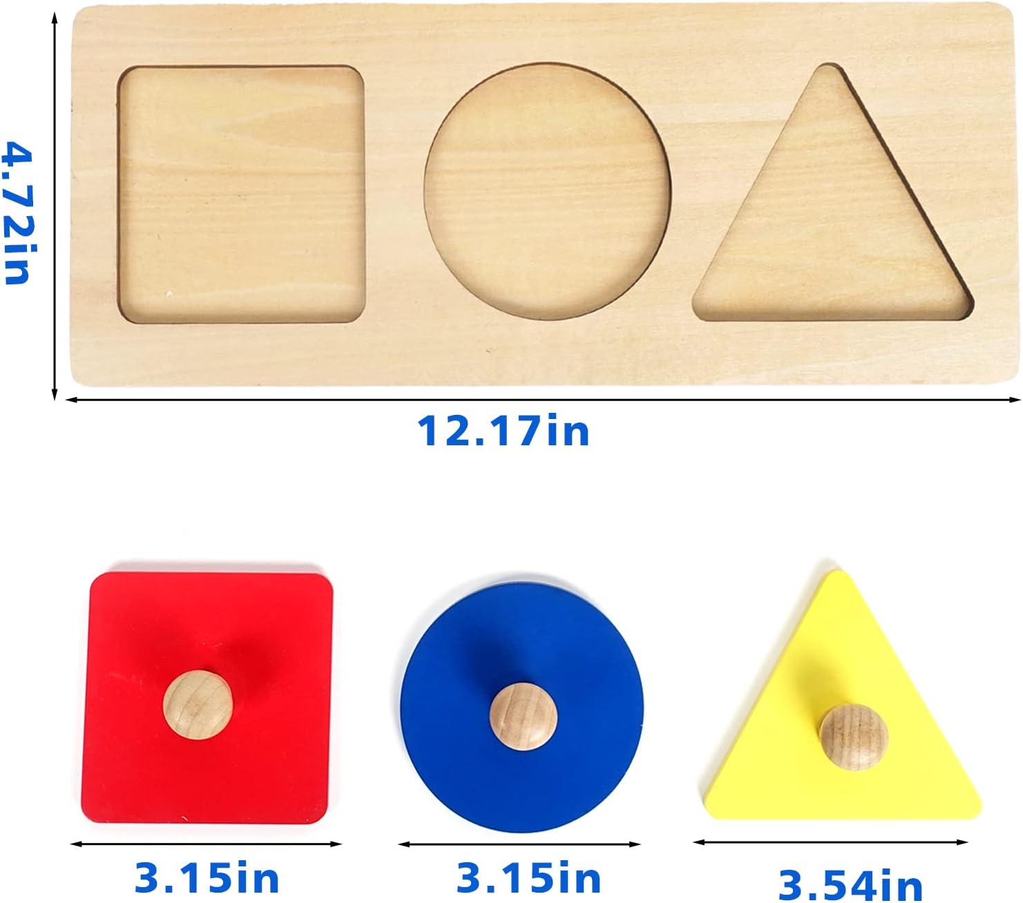 Matériel Montessori LEADER JOY, encastrements géométriques, puzzles pour tout-petits et enfants d'âge préscolaire