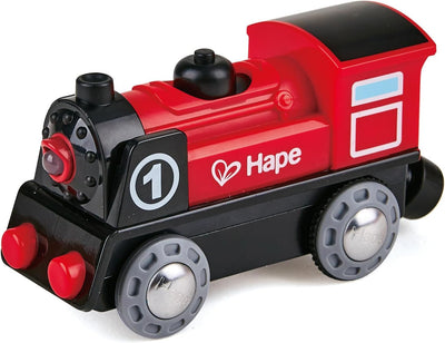 Fidtoy Battery Powered Train Engine Toy Wooden Railway Compatible