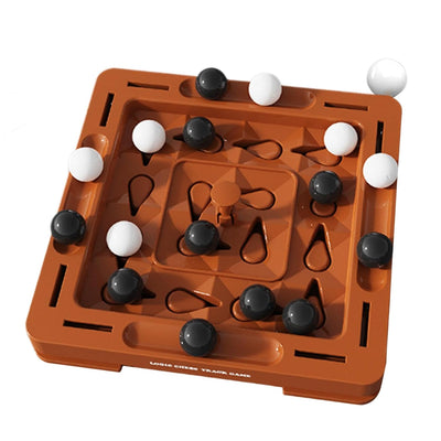 Fidtoy Logical Marble Chess Strategy Board Game for Kids Family Focus and Portable Brain Challenge