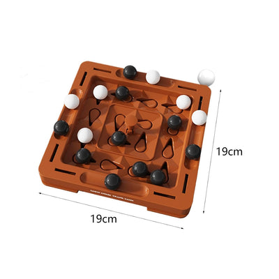 Fidtoy Logical Marble Chess Strategy Board Game for Kids Family Focus and Portable Brain Challenge
