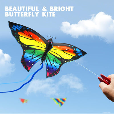 Fidtoy Butterfly Kite for Kids and Adults Easy to Fly