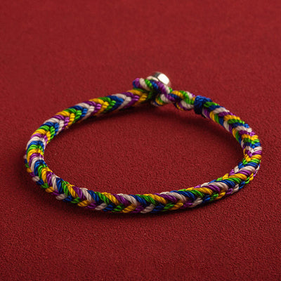 "May everything go your way" Lucky Multicolored Bracelet