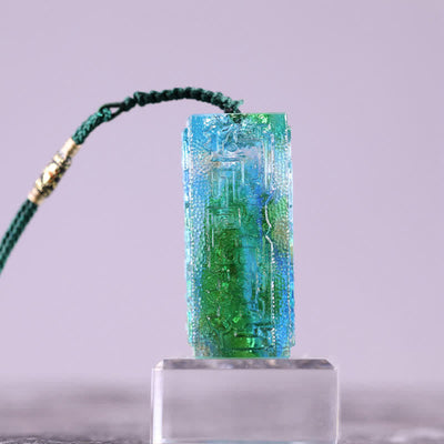 Buddha Stones Feng Shui Handmade Liuli Crystal Art Piece Home Office Decoration Decorations BS 8