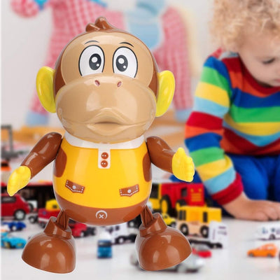 Fidtoy Singe Musical Balançoire - Danse, Chante, Lumières et Sons