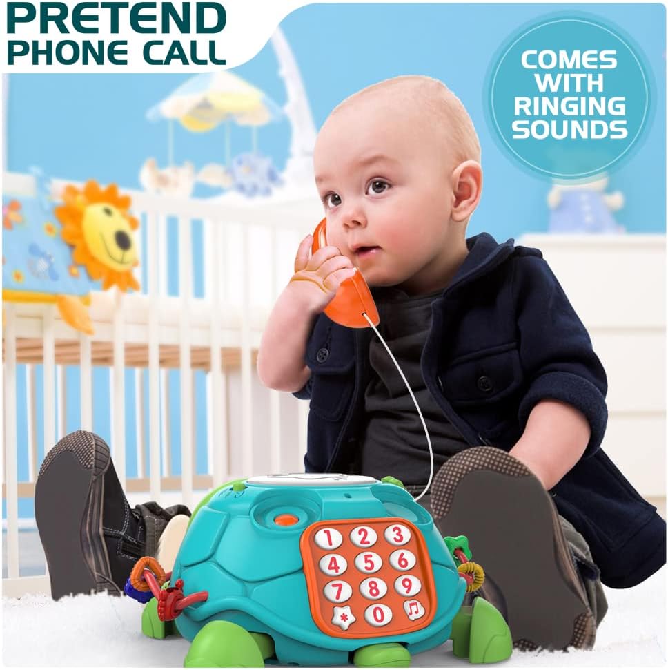 Fidtoy Crawling Turtle Musical Baby Toy