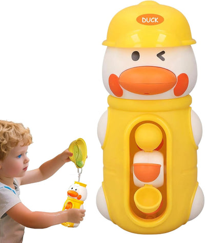 Fidtoy Duck Bath Toy Set with Water Spinner