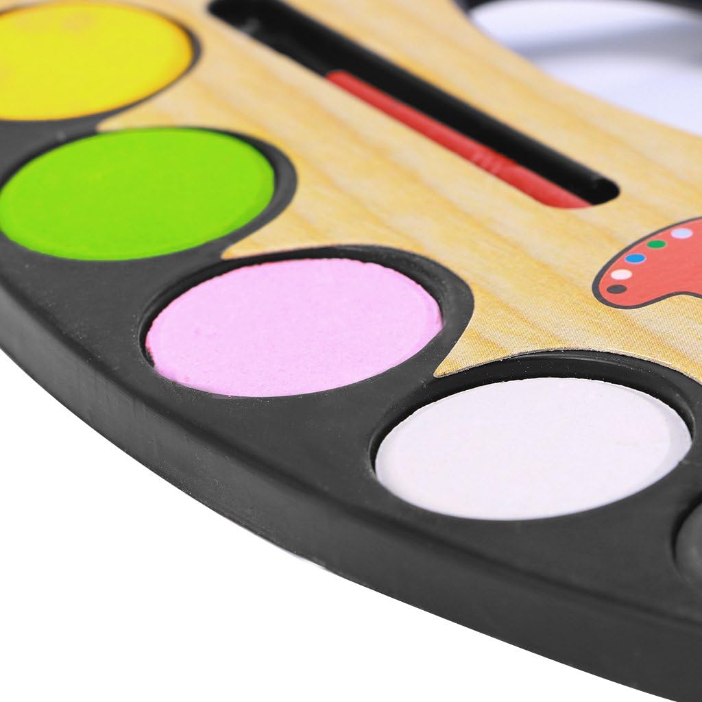 Kit de paleta de artista de plástico, 12 colores pequeños - 240