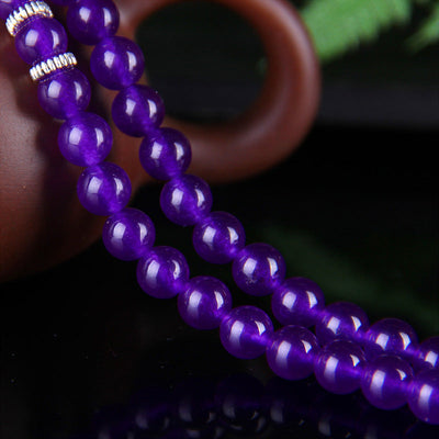 Bracelet de richesse Pixiu en améthyste Foviel