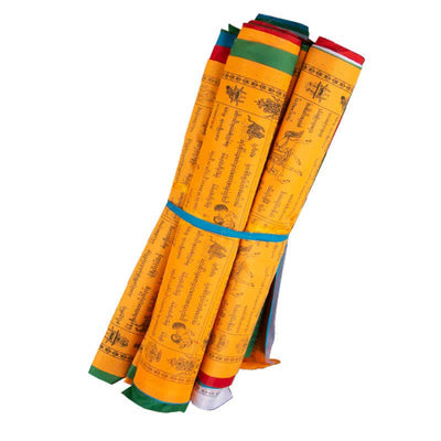 Buddha Stones Tibetan 5 Colors Windhorse Happiness Auspicious Outdoor Prayer Flag TIBETAN PRAYER FLAGS buddhastoneshop 1