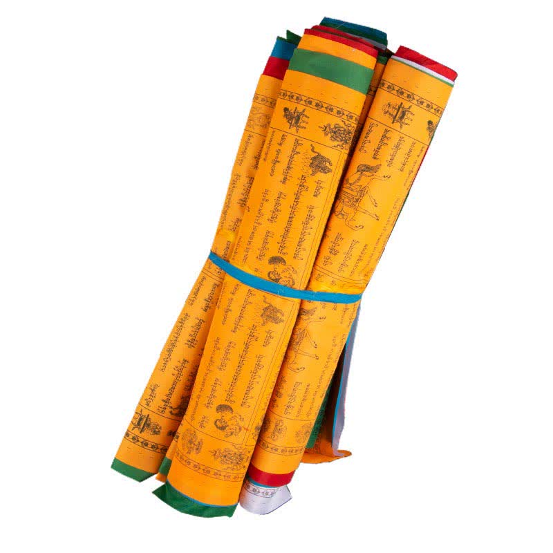 Buddha Stones Tibetan 5 Colors Windhorse Happiness Auspicious Outdoor Prayer Flag TIBETAN PRAYER FLAGS buddhastoneshop 1