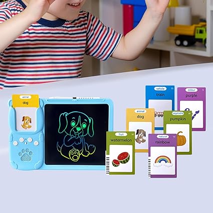 Tablette d'écriture parlante Fidtoy – Apprentissage interactif pour les tout-petits de 3 ans et plus