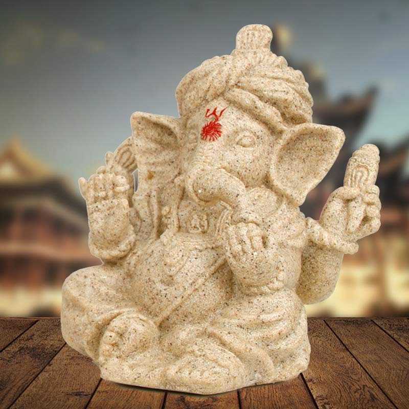 Buddha Stones Ganesh Ganpati Elephant Statue Transformation Home Decoration Decorations BS 4