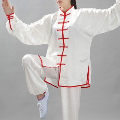 Foviel Simple Pattern Meditation Prayer Spiritual Zen Tai Chi Qigong Practice Unisex Clothing Set