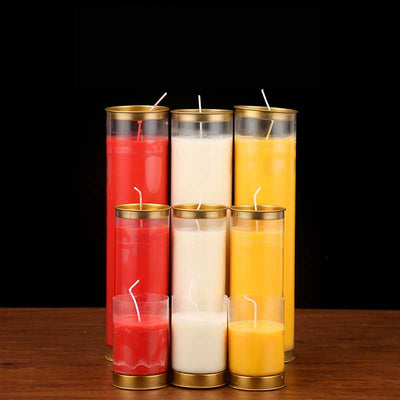 Buddha Stones Meditation Prayer Altar Candle Buddhist Temple Rituals Use Items Prayer Altar Candles BS 2