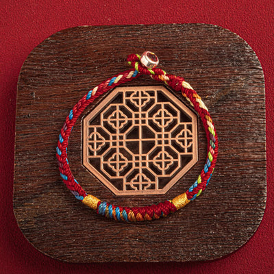 Buddha Stones "May You Be Safe And Lucky In The Year Ahead" Multicolored Bracelet Bracelet BS 2