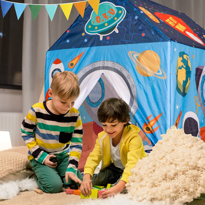 Fidtoy Space Play Tent for Kids Indoor Playhouse Hideaway