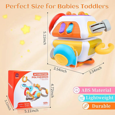 Cubo de aprendizaje sensorial Montessori 10 en 1 - 180