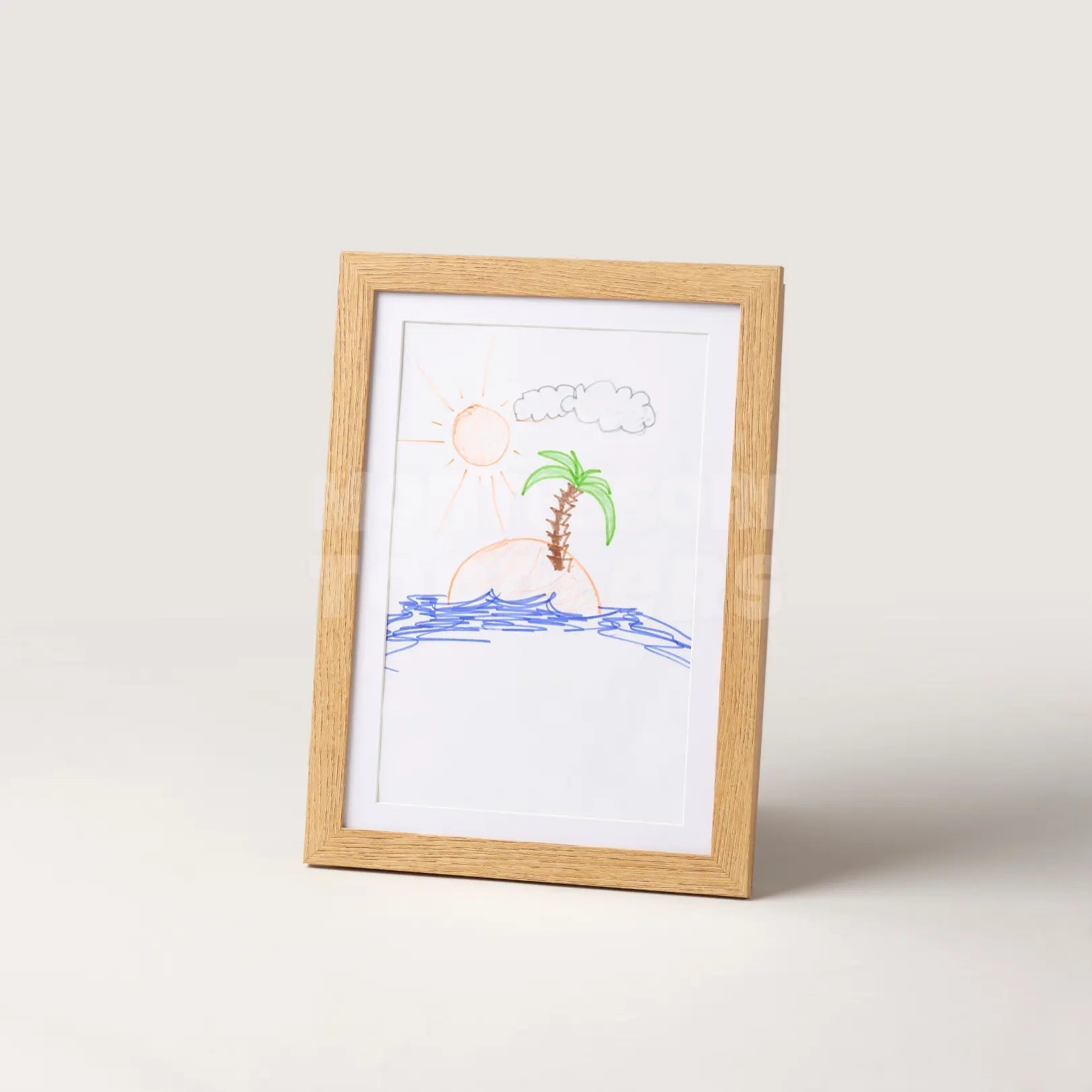 Baby Handprint and Footprint Keepsake Frame – Memory Kit for Newborns and Toddlers