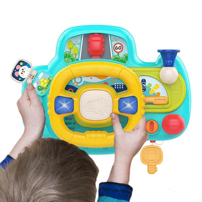 Juego de simulación de puente de navegación con volante interactivo - 541