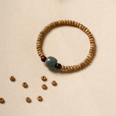 Foviel Bodhi Samen kleine Blatt rote Sandelholz Weisheit Armband