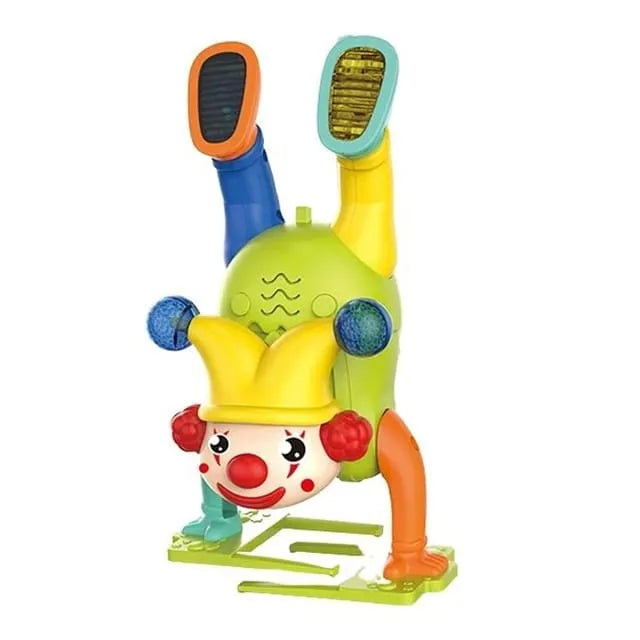 Fidtoy Light and Sound Crazy Upside Down Joker Toy for Toddlers Musical Walking Circus Play