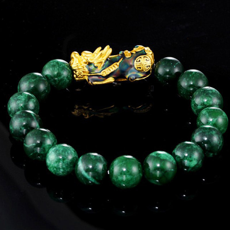 Foviel FengShui PiXiu Jade Protection Bracelet