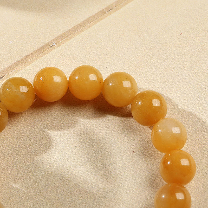 Bracelet Pixiu de richesse en jade soie dorée Foviel
