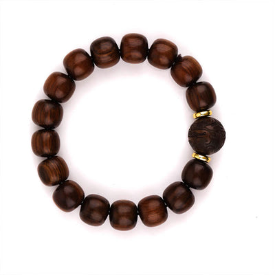 Buddha Stones Natural Rosewood Compassion Bracelet Bracelet BS 6