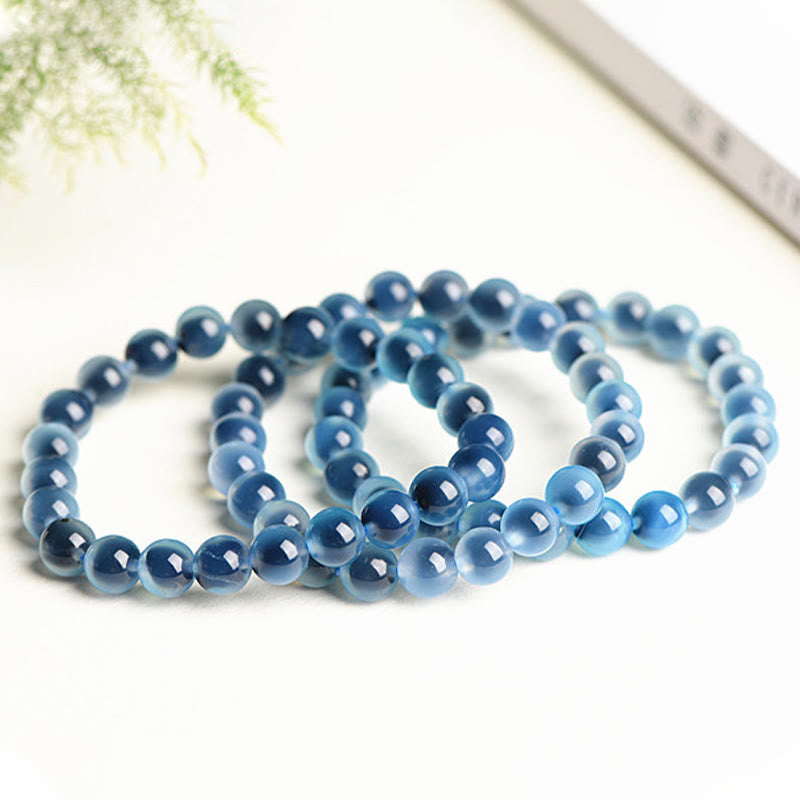 Buddha Stones Natural Colorful Candy Agate Harmony Strength Bead Bracelet Bracelet BS 2