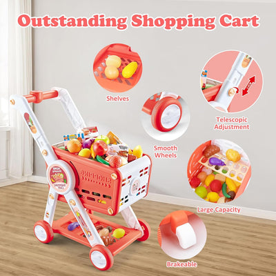 Juguete Carrito de Compras Frutas y Verduras